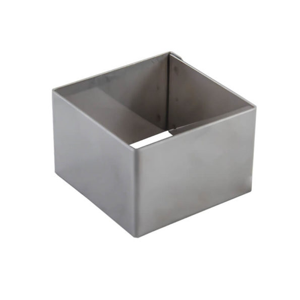Molde Acero Inox. Cuadrado Km